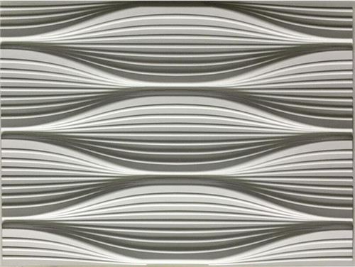 DIY Geometrik 3D PVC Duvar Panelleri Yıkanabilir Çevre Dostu Derinlik 0.1 Santimetre