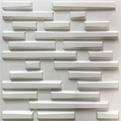 Popüler Moda PVC Dokulu Duvar Panelleri Sürdürülebilirlik Yüksekliği 19.7 İnç