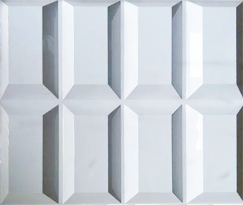 Yangın Dayanımı 3D PVC Cephe Panelleri ABD Tipi KTV / Süpermarket Dekoratif İçin