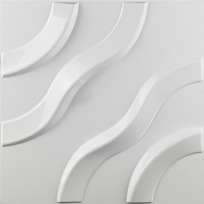 Kapalı Dekoratif 3D PVC Cephe Panelleri Hafif Kolay Kurulum IOS Onaylandı